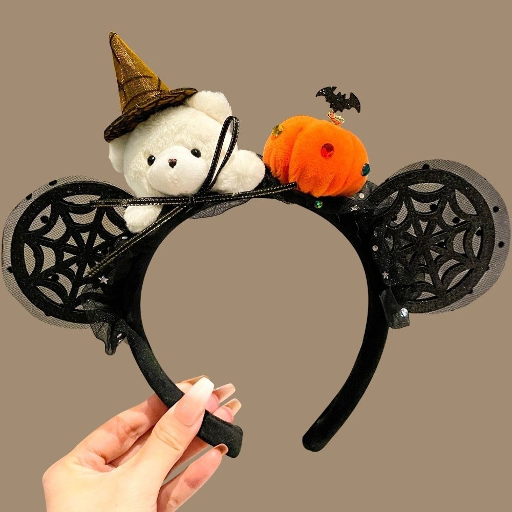 Party Hat Cone - Serre-tête d'Halloween araignée amusante, nœud citrouille,