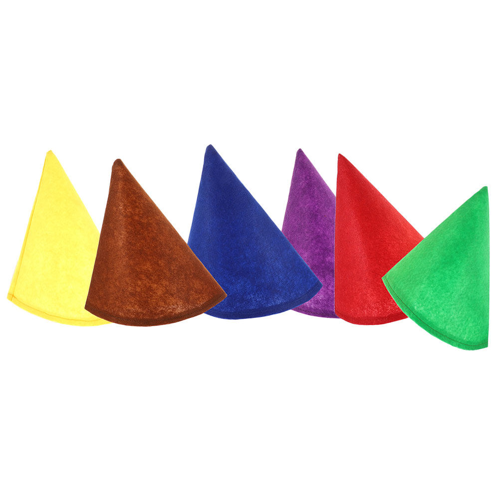 6 chapeaux de gnome en feutre, - Party Hat Cone avis et prix