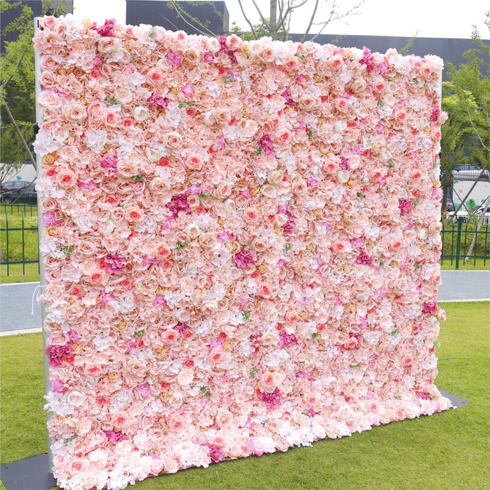 Uflower Rose Rose Hydrangée 5D - Flower Wall Panel avis et prix