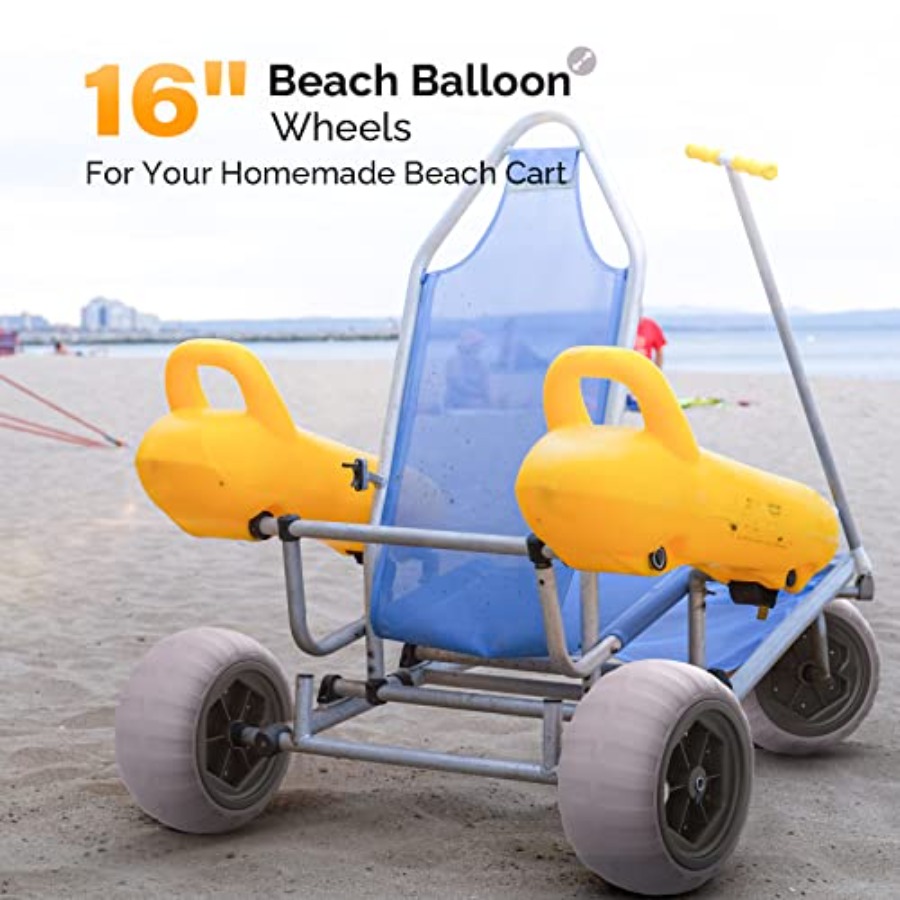 Chariot de plage, en caoutchou - Balloon Pump Hand avis et prix