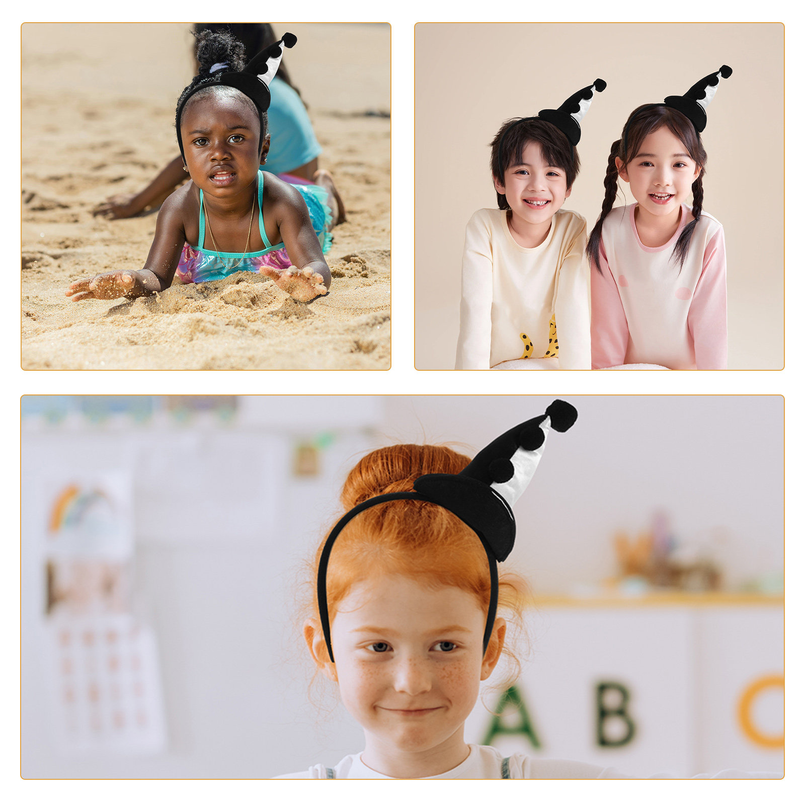 4 pièces : bandeau de clown, c - Party Hat Cone avis et prix