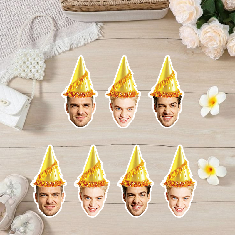 20/30 autocollants personnalis - Party Hat Cone avis et prix