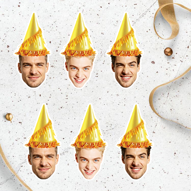 20/30 autocollants personnalis - Party Hat Cone avis et prix