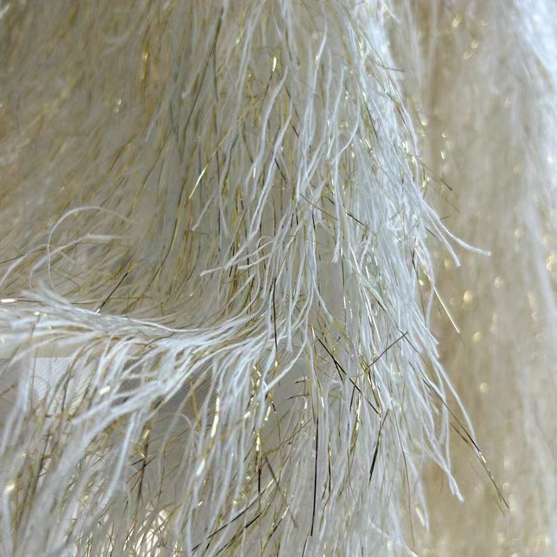 Tissu en tulle à franges dorée - Glitter Tablecloth avis et prix