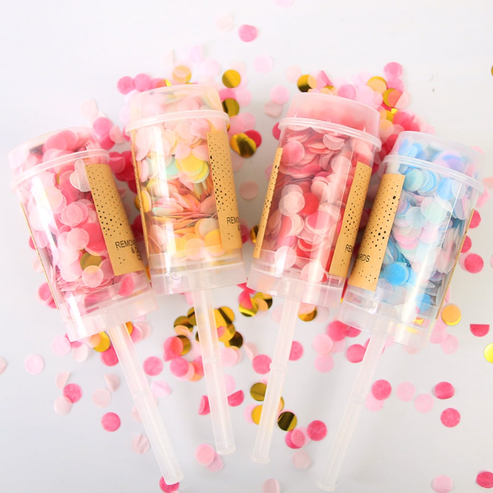 Confettis colorés pastel pour  - Confetti Cannon Tube avis et prix